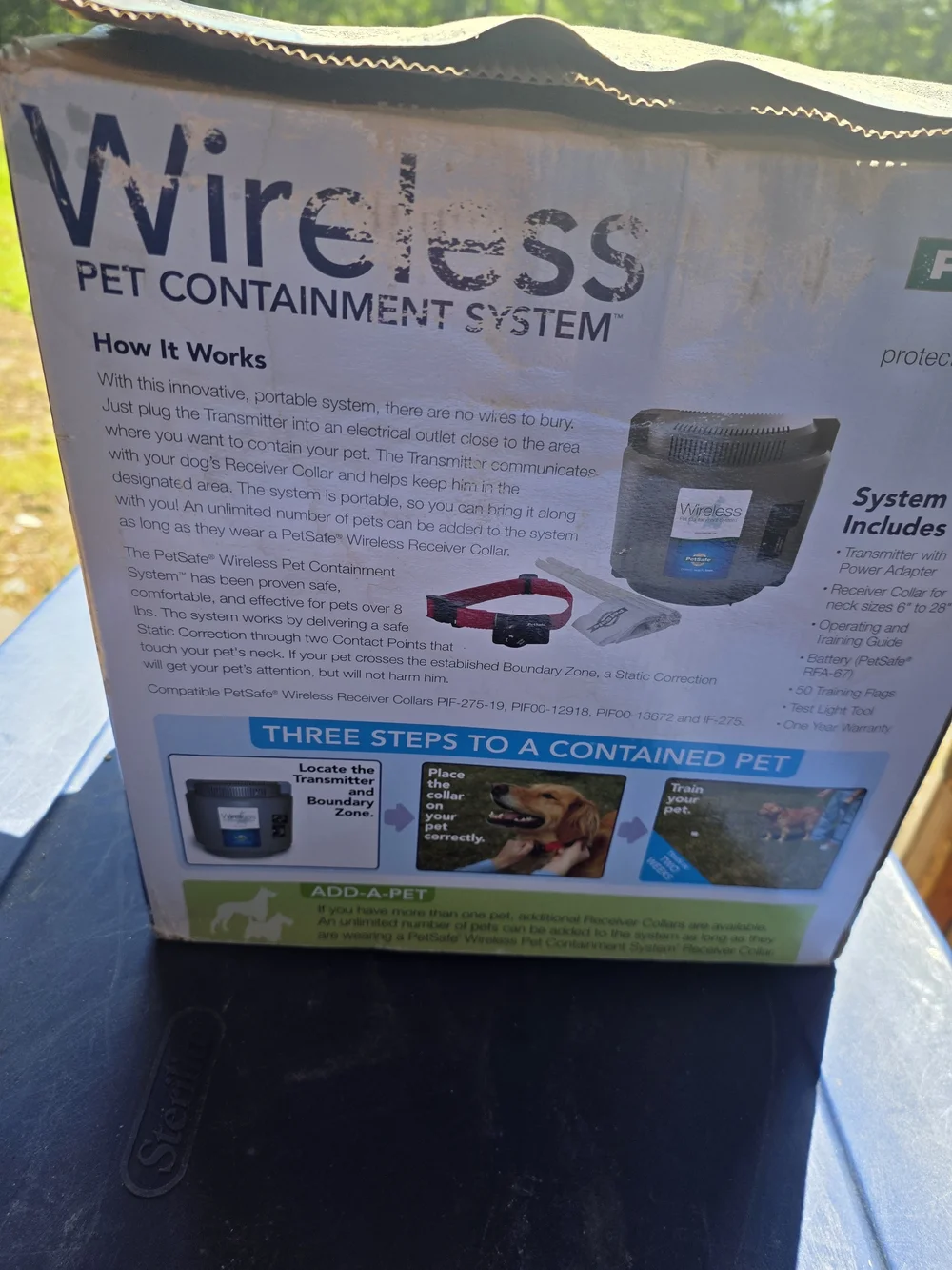 PetSafe Wireless Pet Containment System - Blue/Black